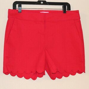 New Isaac Mizrahi Fancy Red Shorts Size 8